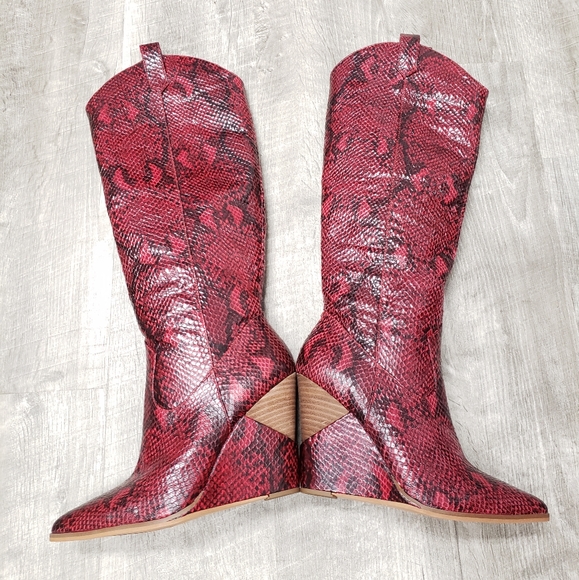 🆕️ Jessica Simpson Snakeskin Boots👢Sz 5 M 💰SOLD💰 1/22/23 - Picture 4 of 14